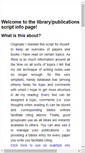 Mobile Screenshot of bibscript.panmental.de